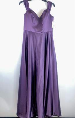 David's Bridal Women Purple Maxi Dress Sz 10