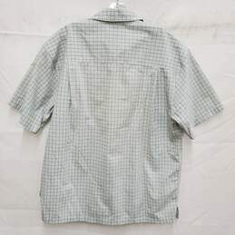 Patagonia MN's Island Hopper White & Blue Plaid Short Sleeve Shirt Size M alternative image