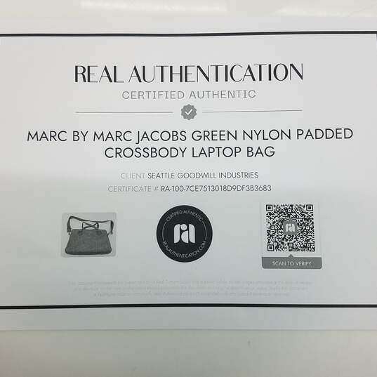 AUTHENTICATED MARC BY MARC JACOBS PADDED CROSSBODY LAPTOP BAG image number 2
