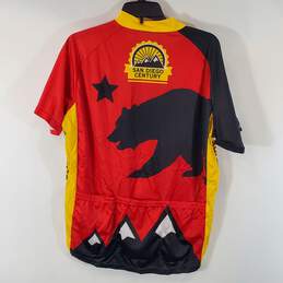 Primal Men Red Yellow Cycling Jersey XL NWT alternative image
