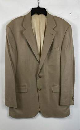 Oscar De La Renta Brown Sport Coat - Size 44L