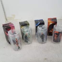 All 4 Star Trek Collectible Glasses in Original Boxes