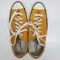 Converse All Star Chuck Taylor Low Tops in Mustard Yellow Women 8 Men 6 image number 7