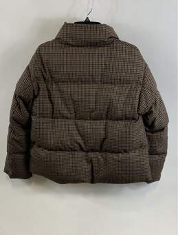 Uniqlo Womens Brown Pockets Long Sleeve Quilted Down Puffer Jacket Size 6 alternative image