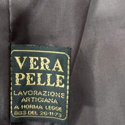 Men’s Vintage Vera Pelle Leather Jacket Sz 50EU/40US alternative image