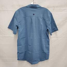NWT Prana MN's Cayman Blue Short Sleeve Shirt Size S/T alternative image