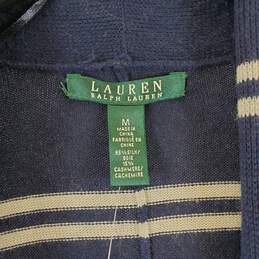 Ralph Lauren Women's Blue Striped Cardigan SZ M NWT alternative image