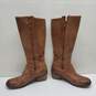 Teva Women's Leather Tall Brown Heeled Boots Size 10 image number 3