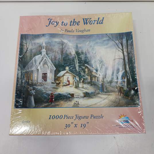 Bundle of 2 Assorted 1000pc Puzzles NIB image number 3