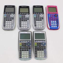 Texas Instruments TI-83 Plus/TI-84 Plus Silver Edition Graphing Calculators (6)