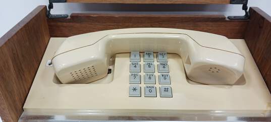 Vintage Western Electric Landline Phone in Wooden Box image number 2