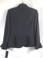Kasper Women Black Ruffle 2Pc Set Skirt Suit Sz 10P image number 7
