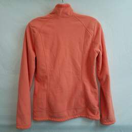 The North Face women's salmon pink full zip fleece jacket S alternative image