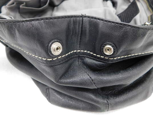 Coach Black Buckle Soho Leather Satchel Bag image number 8