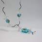 Sterling Silver Glass Beaded Necklace 43.9g image number 5