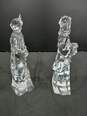 Pair of Mikasa Crystal King Figurines image number 4