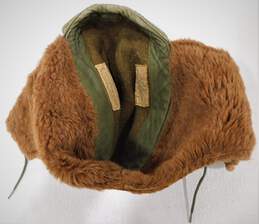 Korean War Era US Army M1951 Pile Field Cap Hat Ear Flap Hat Size 7 1/2 alternative image