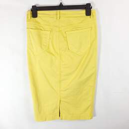 Robert Rodriguez Women Yellow Skirt Sz 4 NWT alternative image
