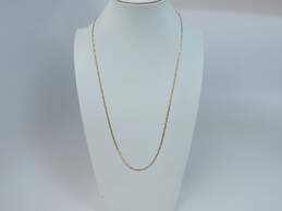 14K Yellow & Rose Gold Oval Chain Link Necklace 3.5g