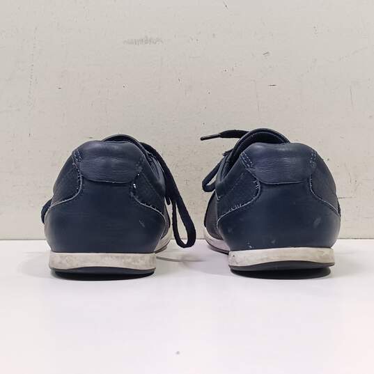 Lacoste Chaymon Women's Blue Leather Sneakers Size 6.5 image number 4