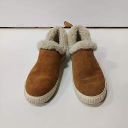 Timberland Women's Brown Faux Fur Shoes Size 9