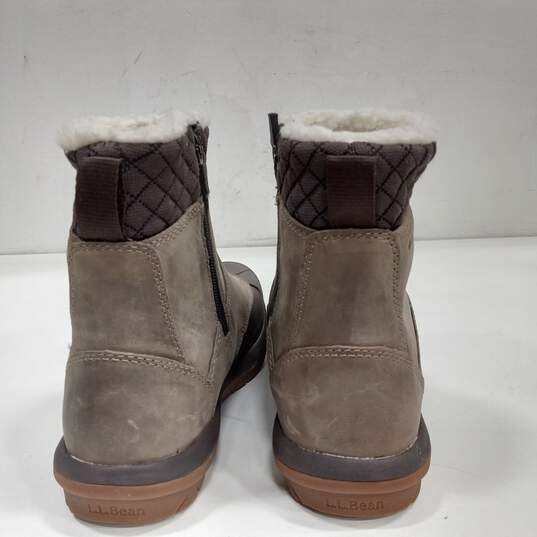 LL Bean Brown Boots Tek 2.5 Womens Size 8 image number 4