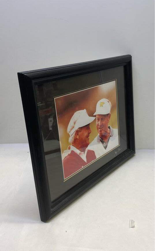Framed & Matted Arnold Palmer & Jack Nicklaus Photo Signed by Jim Stein image number 1