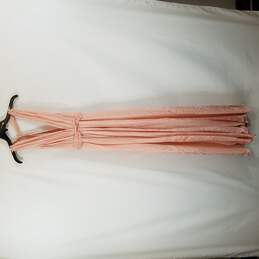 Max Studio Women Light Pink Sleeveless Silk Dress Maxi S 4 NWT