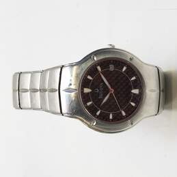 Bulova A3 Stainless Steel W/ Black Dial Watch