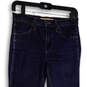 Womens Blue Denim Medium Wash Pockets Stretch Skinny Leg Jeans Size 26 image number 3