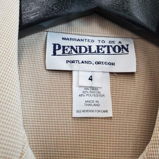 Pendleton Button Down Shirt Long Sleeve sz 4 image number 2