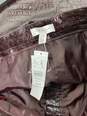 Top Shop Women Burgundy Red Snake Skin Faux Leather Skirt 8 NWT image number 3