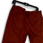 NWT Mens Brown Flat Front Straight Leg Slash Pocket Chino Pants Size 34x32 image number 4