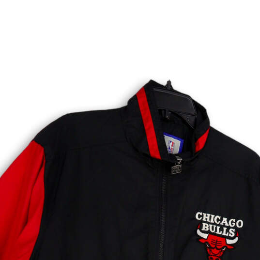 Black and Red Chicago Bulls Varsity Jacket - Jackets Masters
