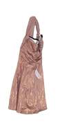 Womens Pink Sparkly Pleated One Shoulder Sleeveless A Line Dress Size 6 image number 2