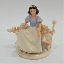 Lenox Snow White & The Seven Dwarfs Candlestick Set w/ COA IOB alternative image