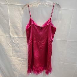 Cami NYC Pink Roxanne Feather Dress Size 10 alternative image