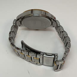 Designer Seiko Two-Tone Rhinestone Chronograph Round Dial Analog Wristwatch alternative image