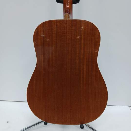 Prestige Wooden 6 String Acoustic Guitar w/Black Hard Case image number 7