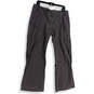 Womens Gray Flat Front Pockets Convertible Roll Up Leg Hiking Pants Sz 14R image number 1