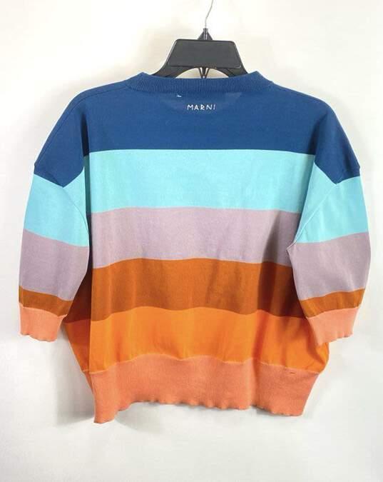 Marni Men Multicolor Colorblock Pattern Shirt Sz 40 image number 2
