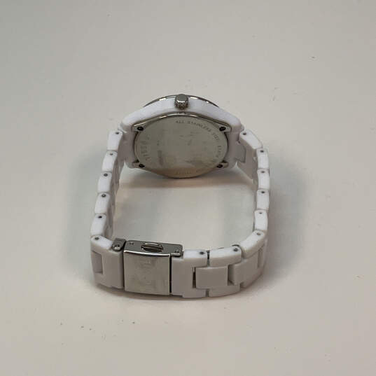 Designer Fossil Stella ES-2437 White Mother of Pearl Analog Wristwatch image number 4
