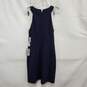 NWT Eliza J WM's Navy Blue Halter Neck Circle Eyelet Mini Dress Size 8 image number 2