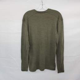 Smartwool Olive Green Crewneck Long Sleeved Shirt WM Size L alternative image