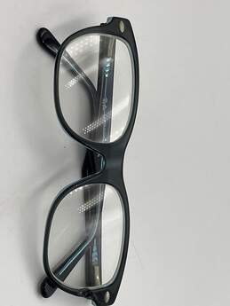 Unisex Adults Black Blue RY1555 Full Frame Rectangular Eyeglass With Case alternative image