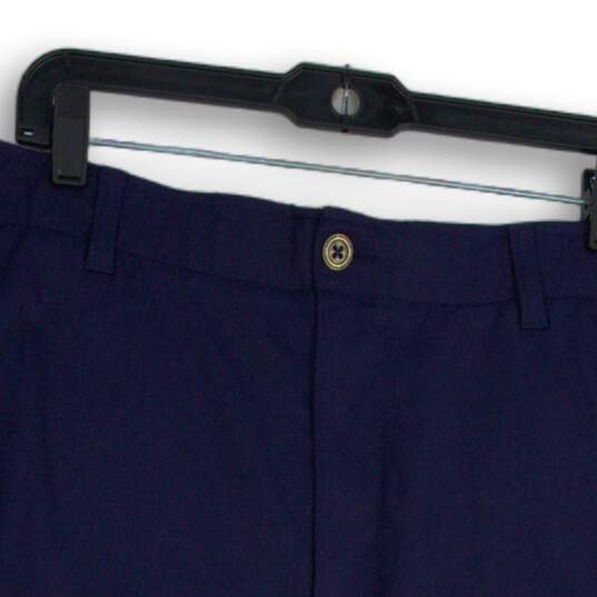 Under Armour Mens Navy Flat Front Slash Pockets Chino Shorts Size 44 image number 3