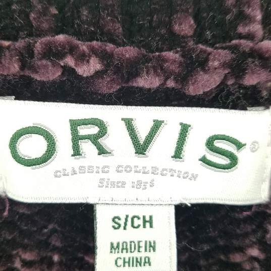 Buy the Orvis Women Purple Sweater S