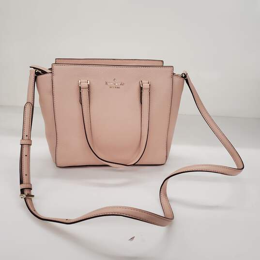 Kate Spade Light Pink Leather Crossbody Bag