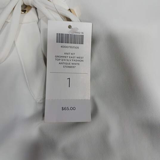 Chicos White Blouse Size 1 image number 2