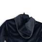 Columbia Womens Gray Velvet Drawstring Long Sleeve Full-Zip Hoodie Size S image number 4
